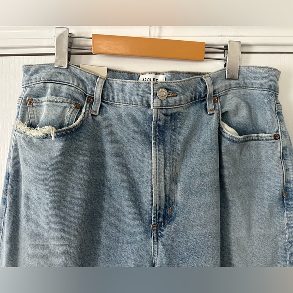 Agolde High Rise Stove Pipe Jeans - Picture 6 of 16